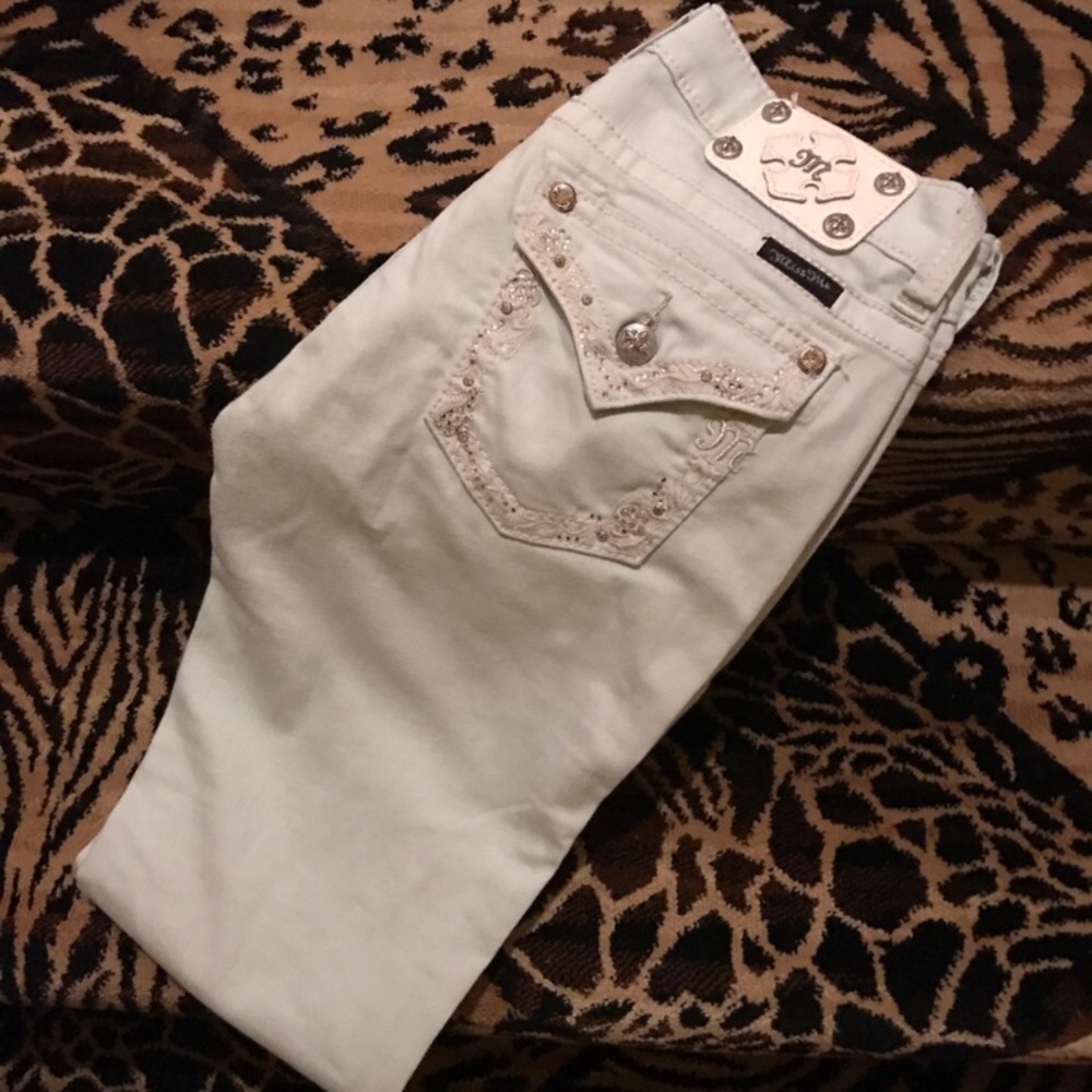 Mint Green Miss Me Skinny Jeans